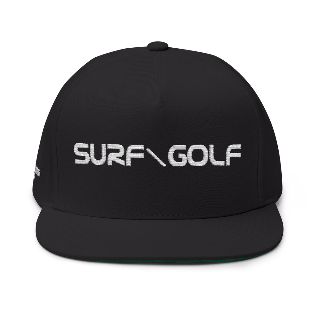 SURF\GOLF Life Embroidered Flat Bill Cap — COSMOS Golf