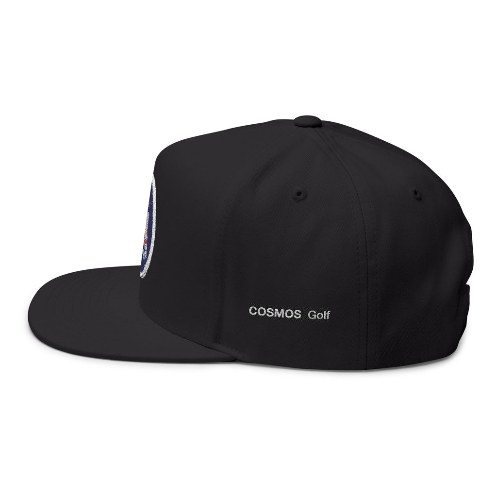 COSMOS Golf Flat Bill Cap | Embroidered Baseball Hat