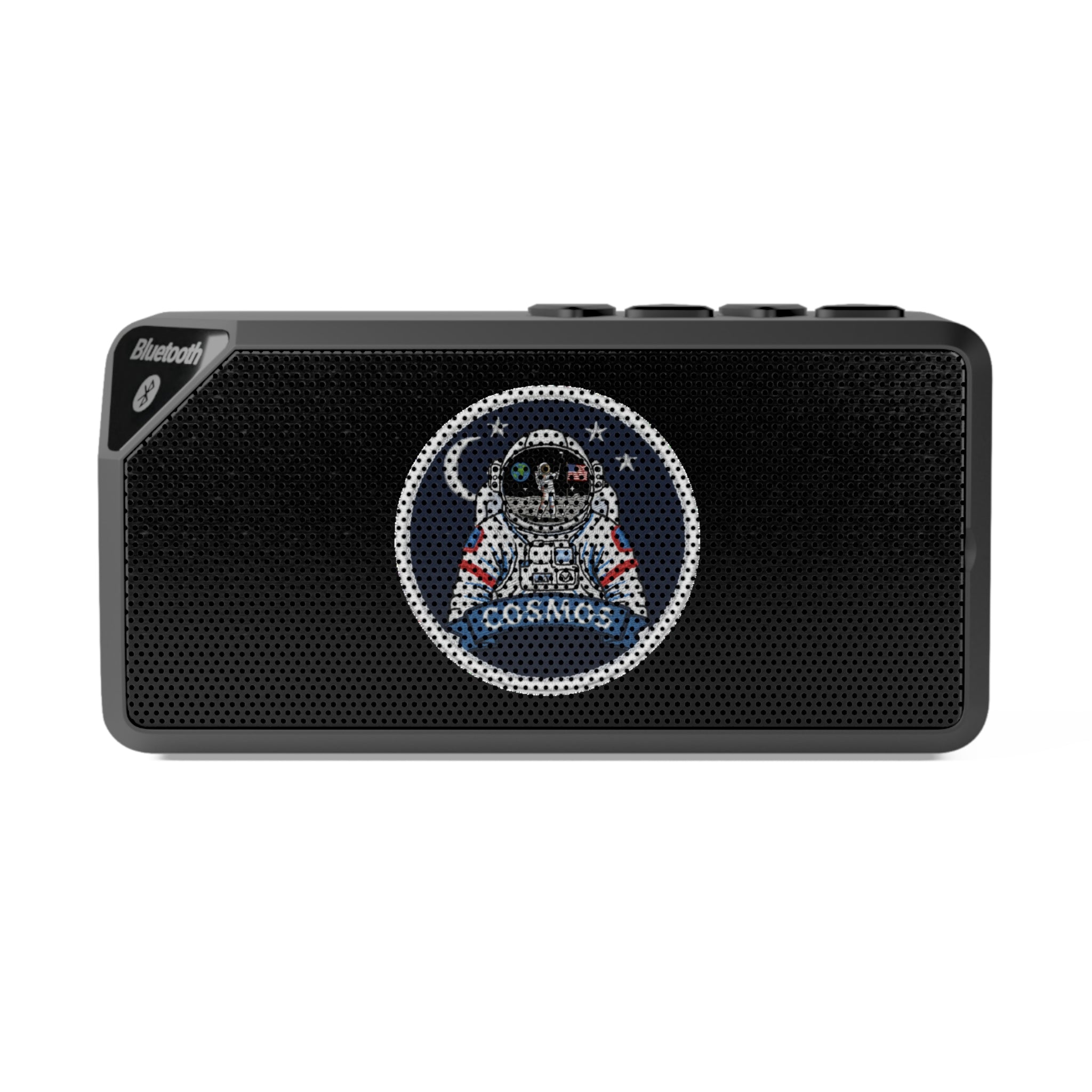 Bluetooth Speaker with Astronaut Patch Design — Portable Wireless Speaker