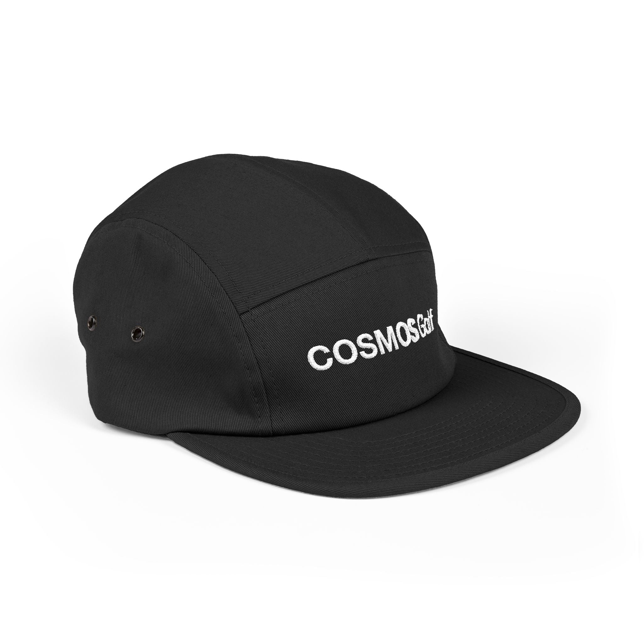 COSMOS Golf Embroidered 5-Panel Cap — Sporty Casual Hat for Golfers