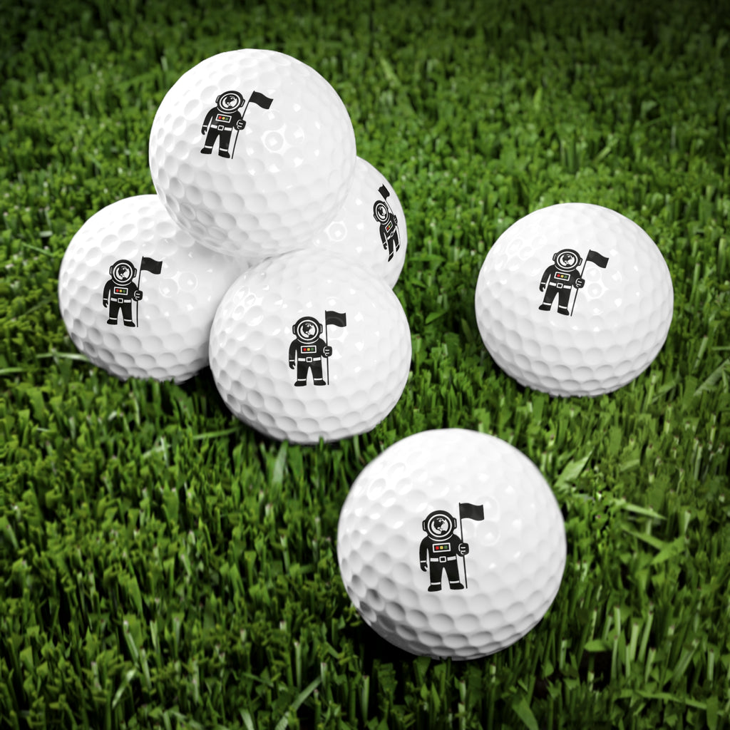 Moon Man Golf Balls, 6pcs