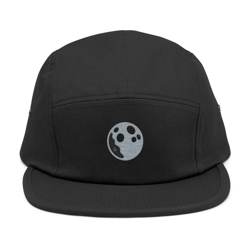 Black Cosmos Golf 5-panel cap, front
