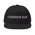 COSMOS Golf Flat Bill Cap — Embroidered Snapback Hat
