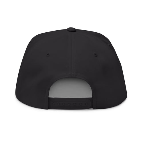 COSMOS Golf Flat Bill Cap — Embroidered Snapback Hat