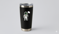 Astronaut Flag 20oz Engraved Tumbler — Space Explorer Insulated Cup