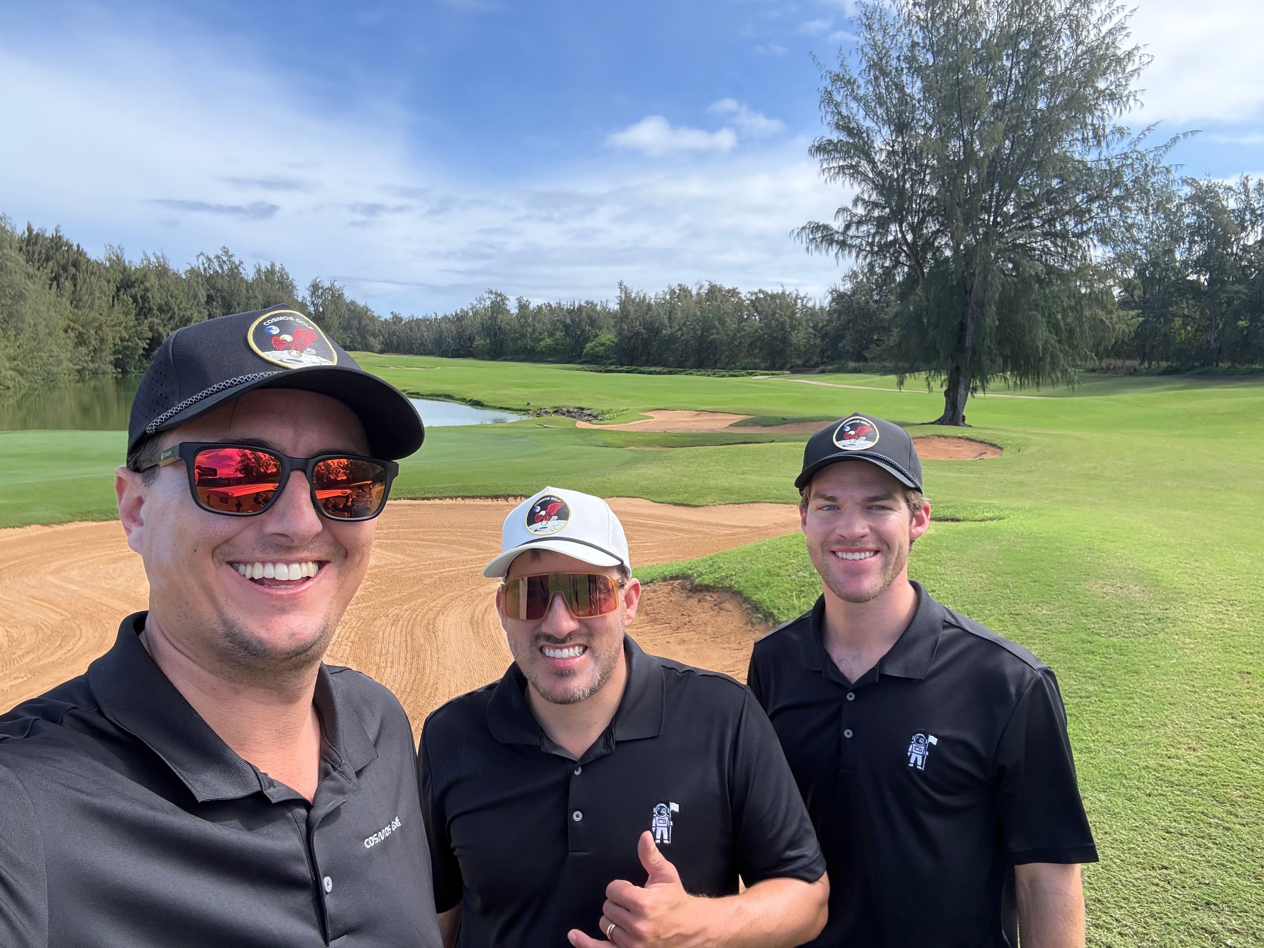 The boys on the Palmer Course