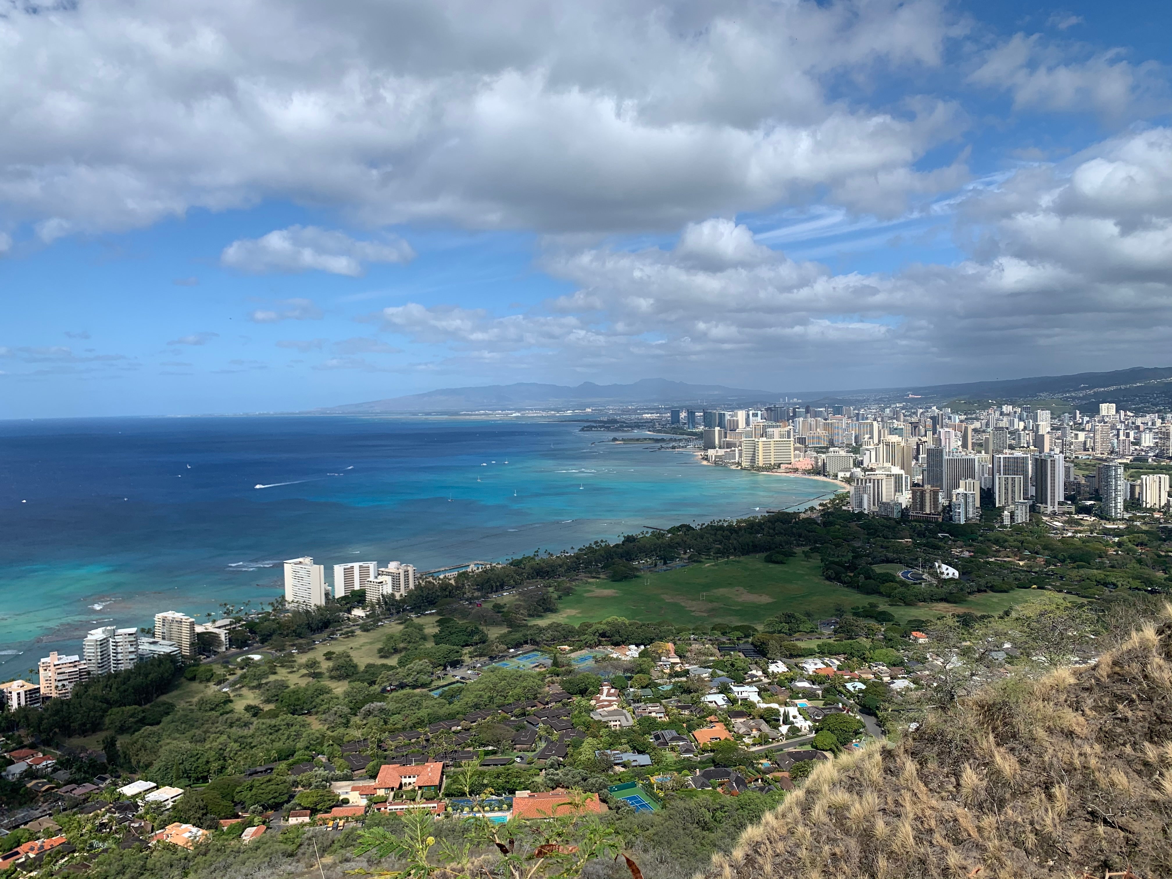 From Diamond Head, Waikiki and Kapiʻolani
