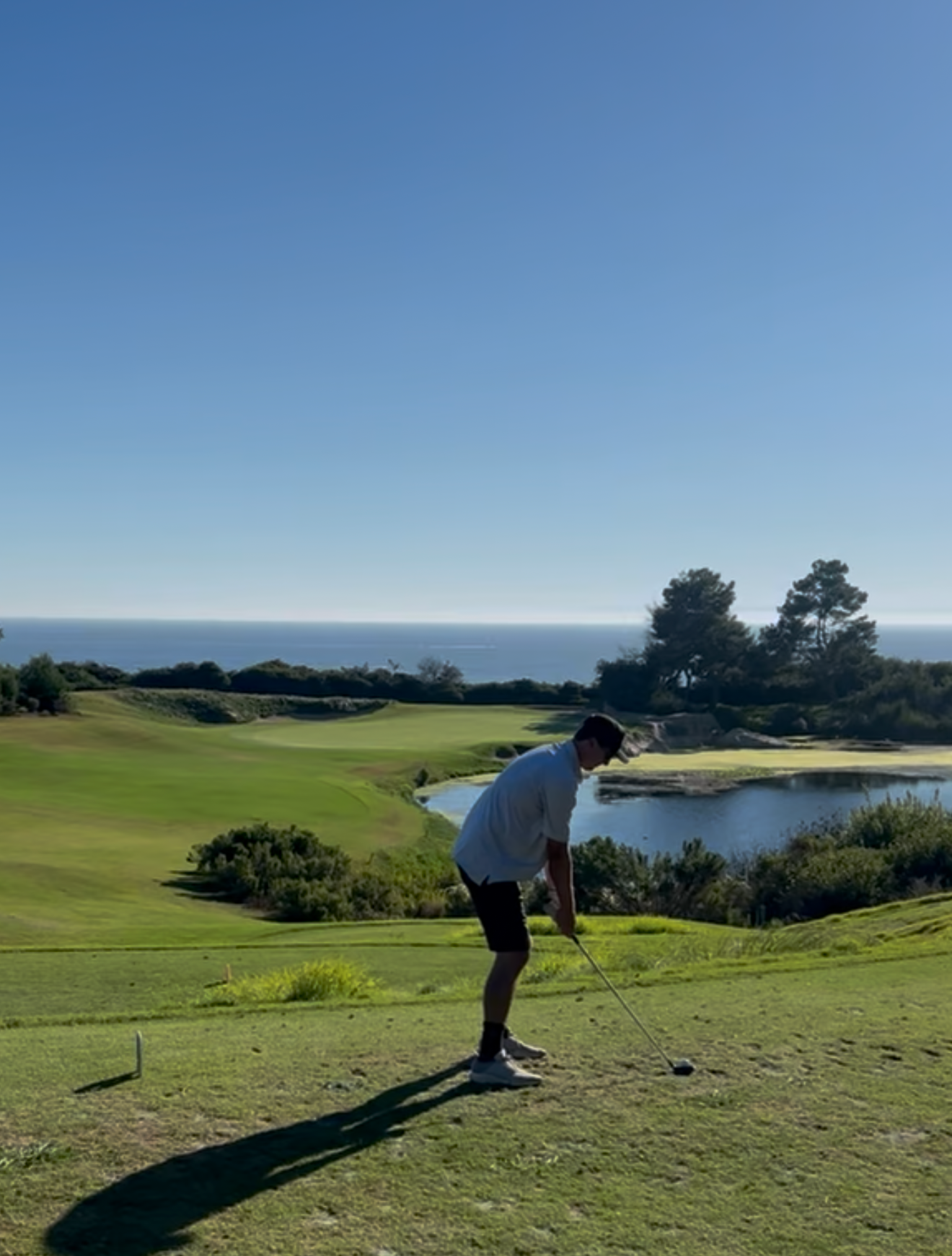 OC golf, water hole